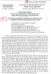 Công điện 08/CĐ-UBND về việc tiếp tục tăng cường các biện pháp cấp bách phòng chống dịch Covid-19 trên địa bàn tỉnh