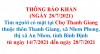 Tìm người có mặt tại Chợ Thanh Giang thuộc thôn Thanh Giang, xã Nhơn Phong, thị xã An Nhơn, tỉnh Bình Định từ ngày 14/7/2021 đến ngày 28/7/2021