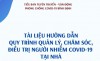 Tài liệu hướng dẫn quy trình quản lý, chăm sóc, điều trị người nhiễm COVID-19 tại nhà