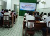 Bác sỹ Hoàng Xuân Thuận - Phó Giám đốc Trung tâm Kiểm soát bệnh tật tỉnh phát biểu tại lớp tập huấn (Ảnh: Thùy Vy)