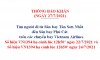 Sở Y tế thông báo cho những người đi Chuyến bay từ Sân bay Tân Sơn Nhất đến Sân bay Phù Cát hạ cánh lúc 12h50’ ngày 22/7/2021 hạ cánh lúc 12h50’ ngày 24/7/2021
