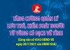 Chấn chỉnh công tác quản lý cư trú, kiểm soát chặt chẽ người từ các vùng, địa phương có dịch COVID-19 về/đến tỉnh