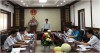 TS. Bùi Khánh Toàn - Phó Viện trưởng Viện vệ sinh dịch tễ Tây Nguyên phát biểu tại buổi làm việc về công tác kiểm tra, giám sát phòng, chống dịch bệnh. (Ảnh: Lê Thuý)