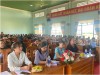 Quảng cảnh lễ mít tinh hưởng ứng “Tuần lễ Làm mẹ an toàn” năm 2025 tại xã Pờ Tó.