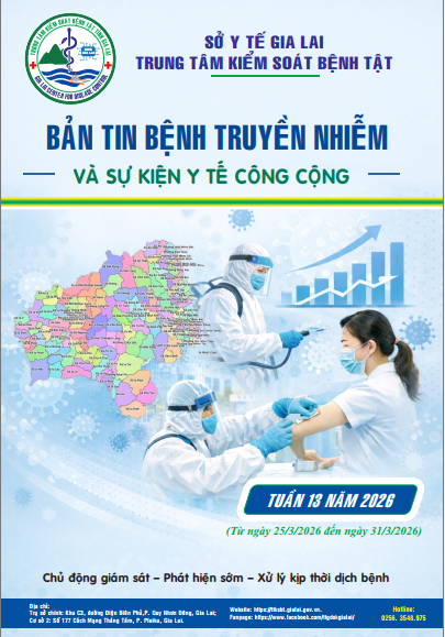 Bản tin tuần 13- 2026: Phòng chống bệnh truyền nhiễm và sự kiện y tế công cộng