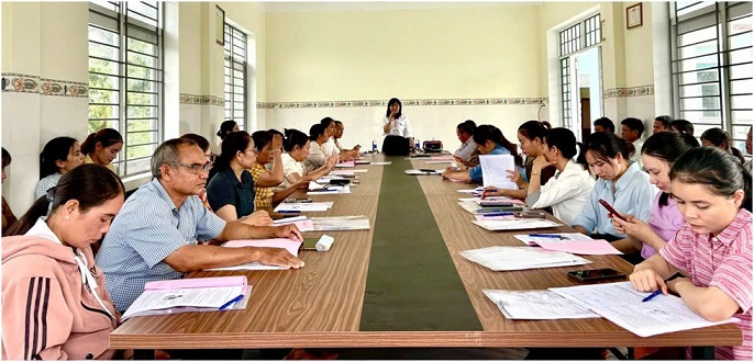 Quang cảnh lớp tập huấn (Ảnh: Thu Phương)