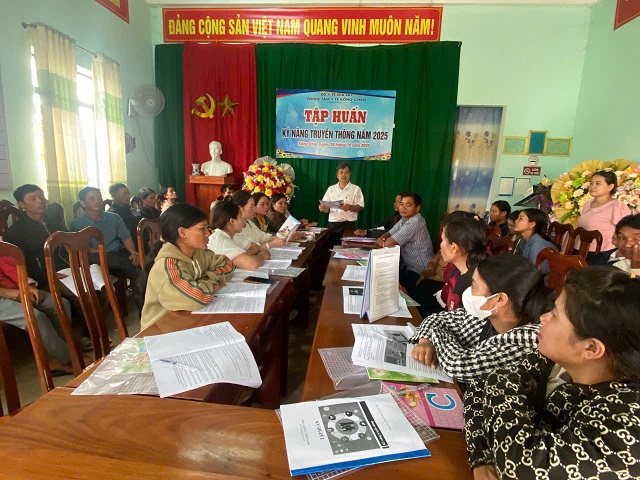 Quang cảnh lớp tâp huấn. Ảnh: Đơn vị cung cấp