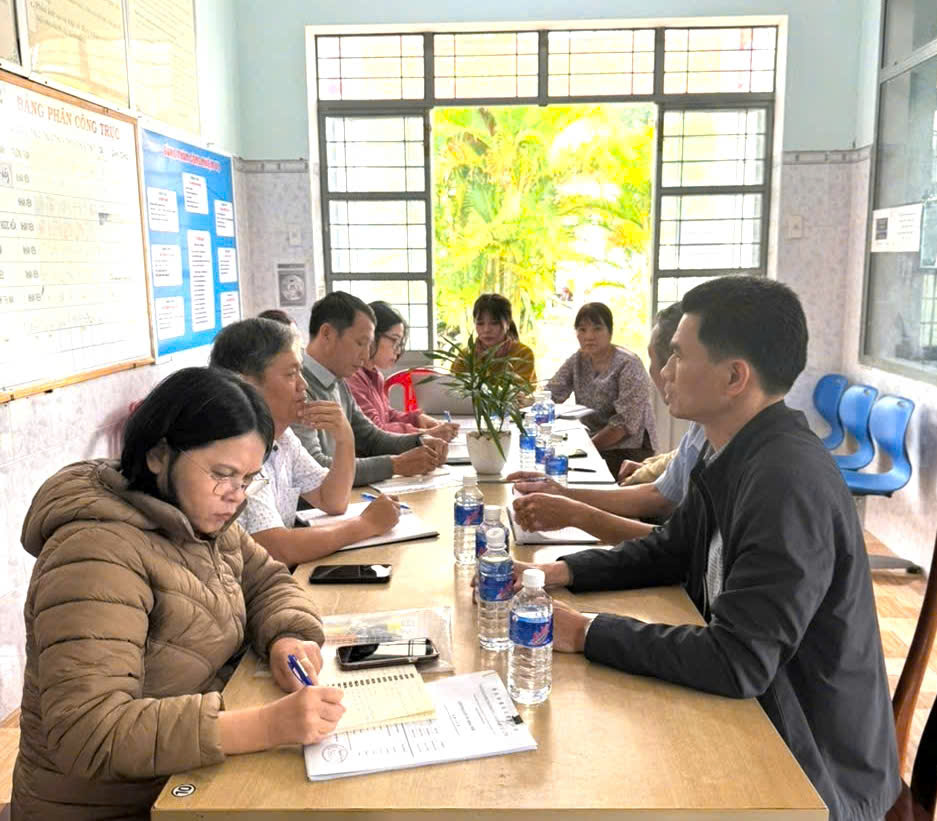 Đoàn công tác làm việc tại xã Ia Pa (Cơ sở 3)