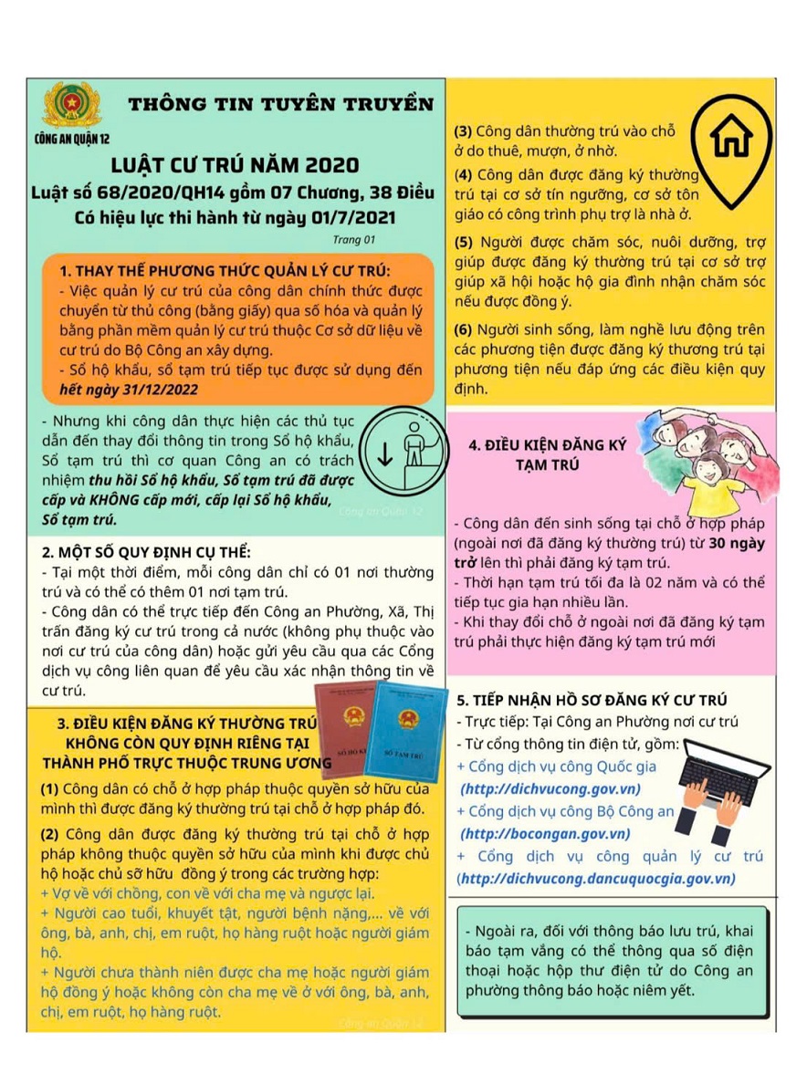 Tăng cường phổ biến, giáo dục pháp luật về cư trú phục vụ bầu cử đại biểu Quốc hội khóa XVI và đại biểu Hội đồng nhân dân các cấp nhiệm kỳ 2026 - 2031