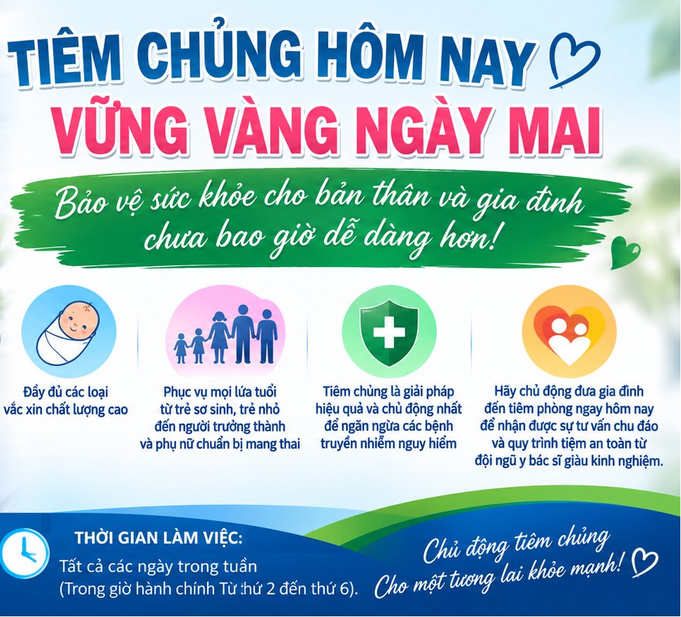 Tiêm chủng hôm nay vững vàng ngày mai
