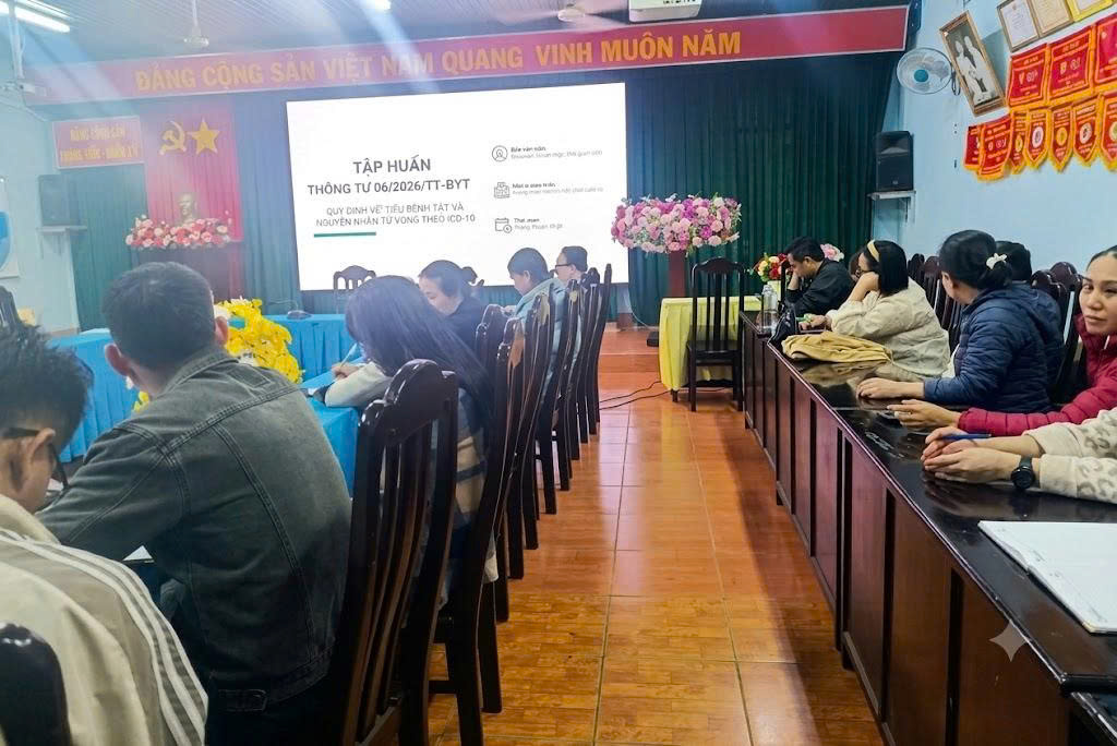 Quang cảnh lớp tập huấn